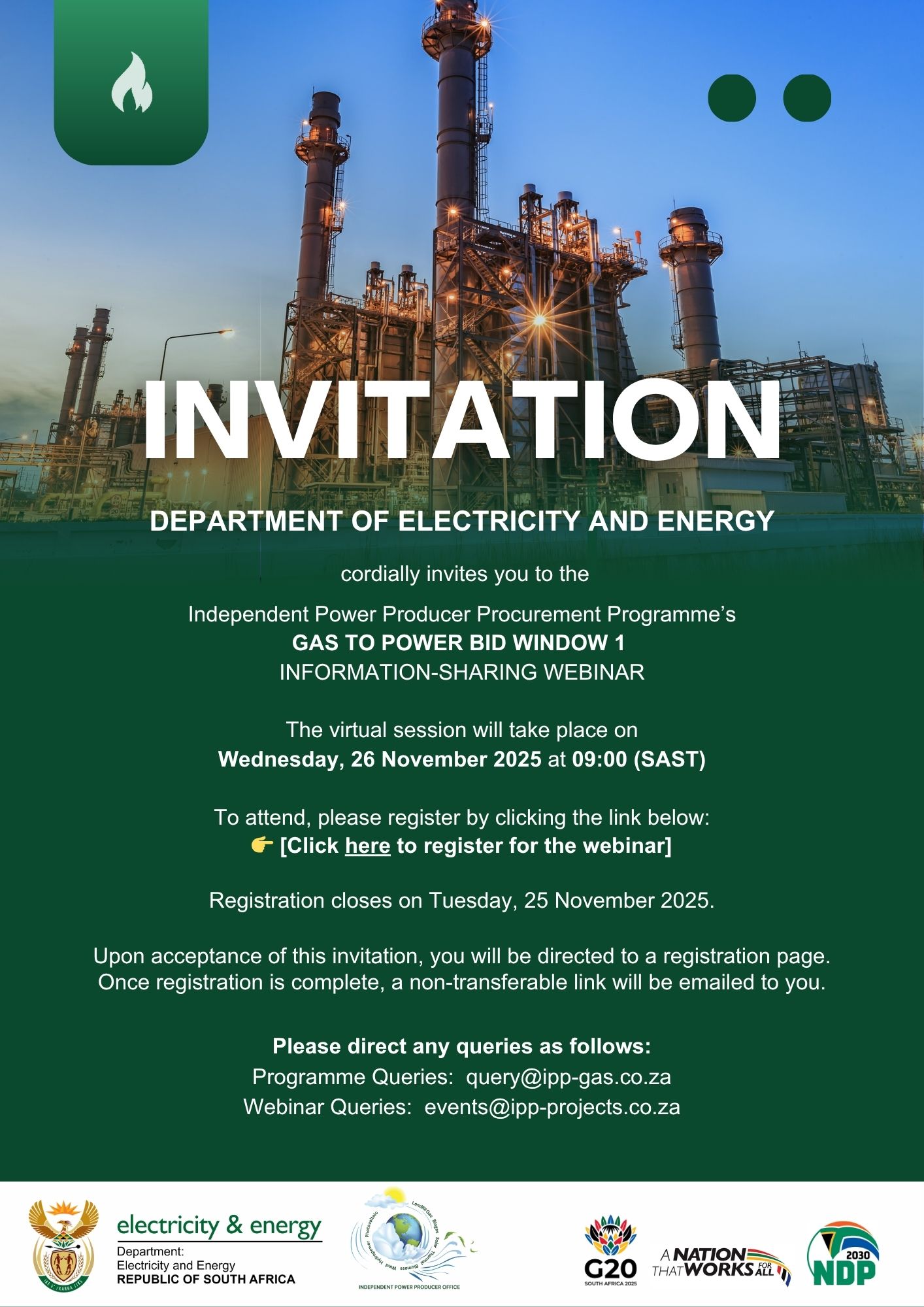 GASIPPPP Info Sharing Invitation